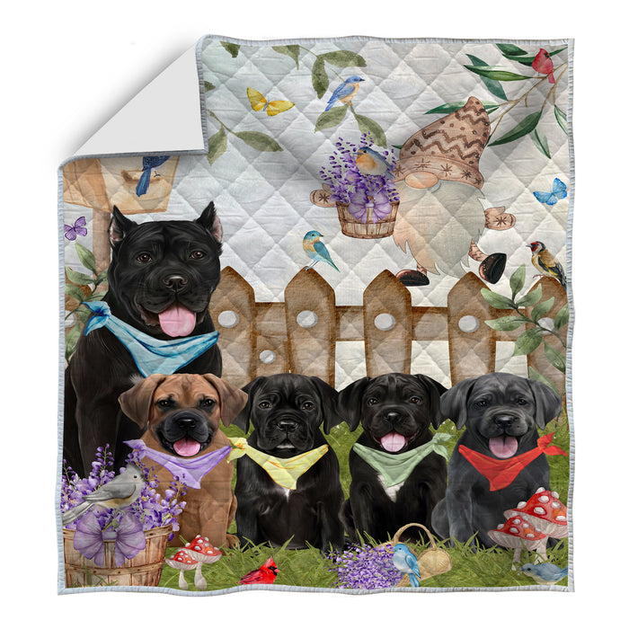 Cane Corso Bed Quilt, Explore a Variety of Designs, Personalized, Custom, Bedding Coverlet Quilted, Pet and Dog Lovers Gift