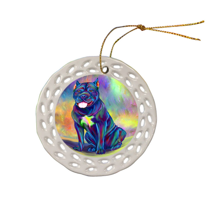 Paradise Wave Cane Corso Dog Doily Ornament DPOR58389