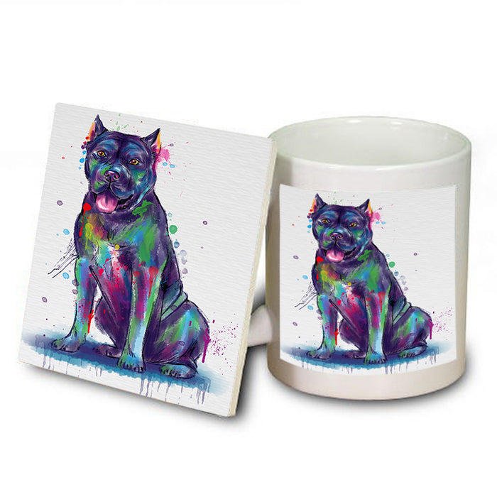 Watercolor Cane Corso Dog Mug and Coaster Set MUC57538