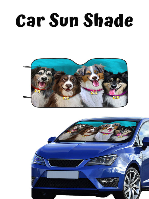 Add Your PERSONALIZED PET Painting Portrait on Car Sun Shade