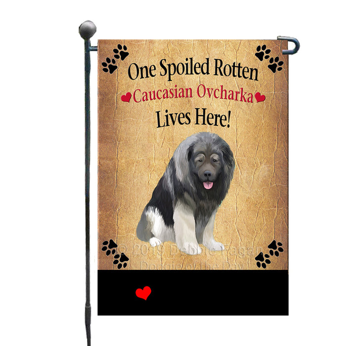Personalized Spoiled Rotten Caucasian Ovcharka Dog GFLG-DOTD-A63162