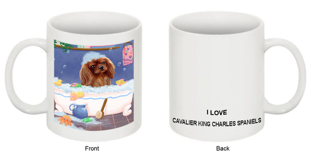 Rub A Dub Dog In A Tub Cavalier King Charles Spaniel Dog Coffee Mug MUG52734