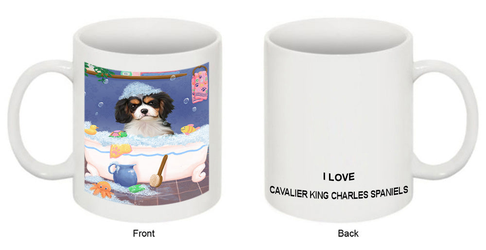 Rub A Dub Dog In A Tub Cavalier King Charles Spaniel Dog Coffee Mug MUG52735