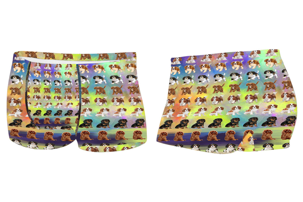 Paradise Wave Cavalier King Charles Spaniel DogsMen's All Over Print Boxer Briefs