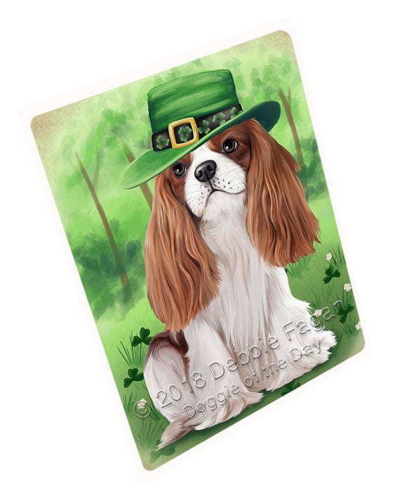 St. Patricks Day Irish Portrait Cavalier King Charles Spaniel Dog Magnet Mini (3.5" x 2") MAG50157