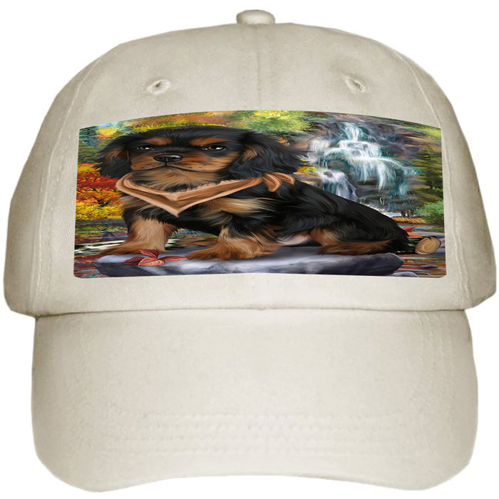 Scenic Waterfall Cavalier King Charles Spaniel Dog Ball Hat Cap HAT52905