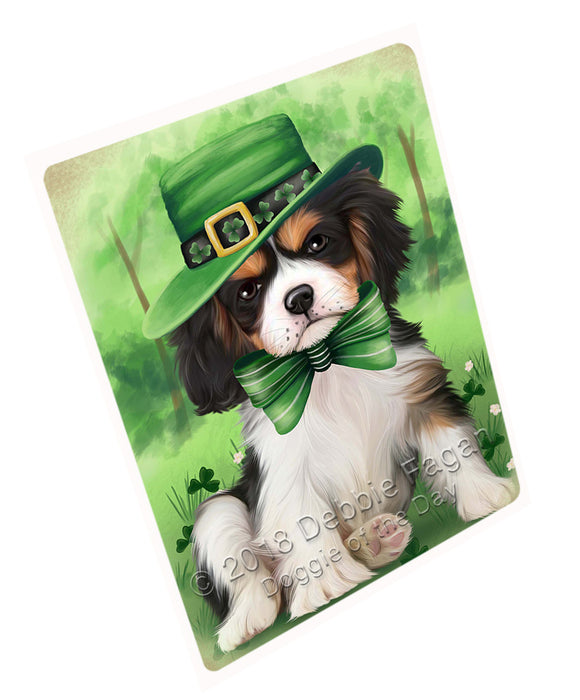 St. Patricks Day Irish Portrait Cavalier King Charles Spaniel Dog Magnet Mini (3.5" x 2") MAG50172
