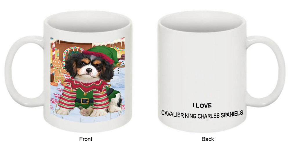 Christmas Gingerbread House Candyfest Cavalier King Charles Spaniel Dog Coffee Mug MUG51692