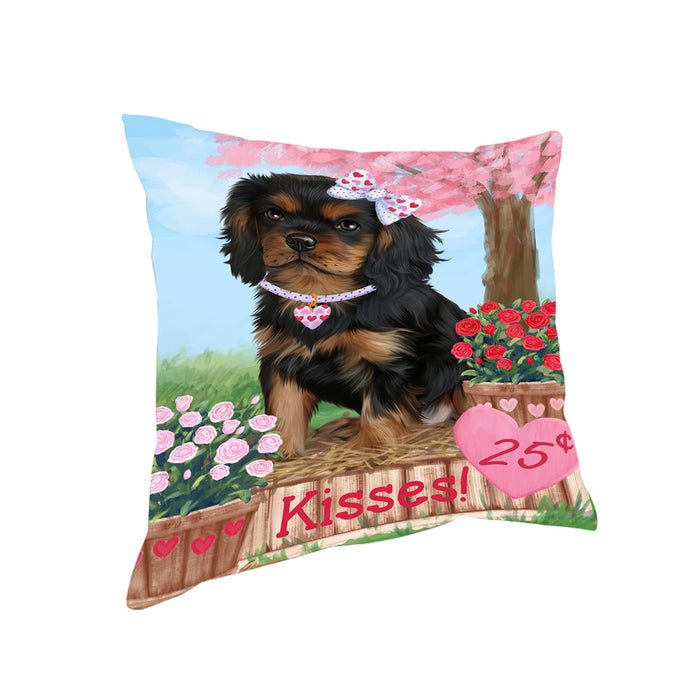 Rosie 25 Cent Kisses Cavalier King Charles Spaniel Dog Pillow PIL80016
