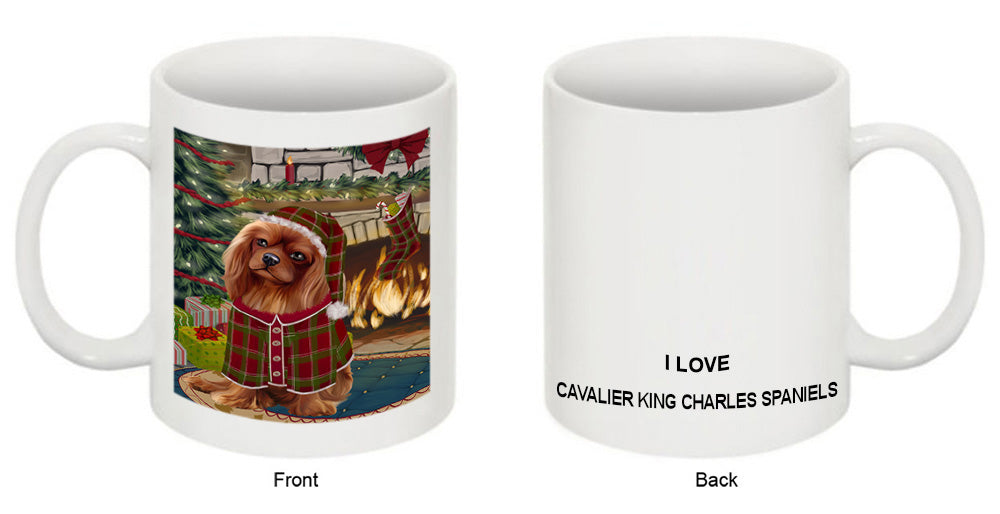 The Stocking was Hung Cavalier King Charles Spaniel Dog Coffee Mug MUG50662