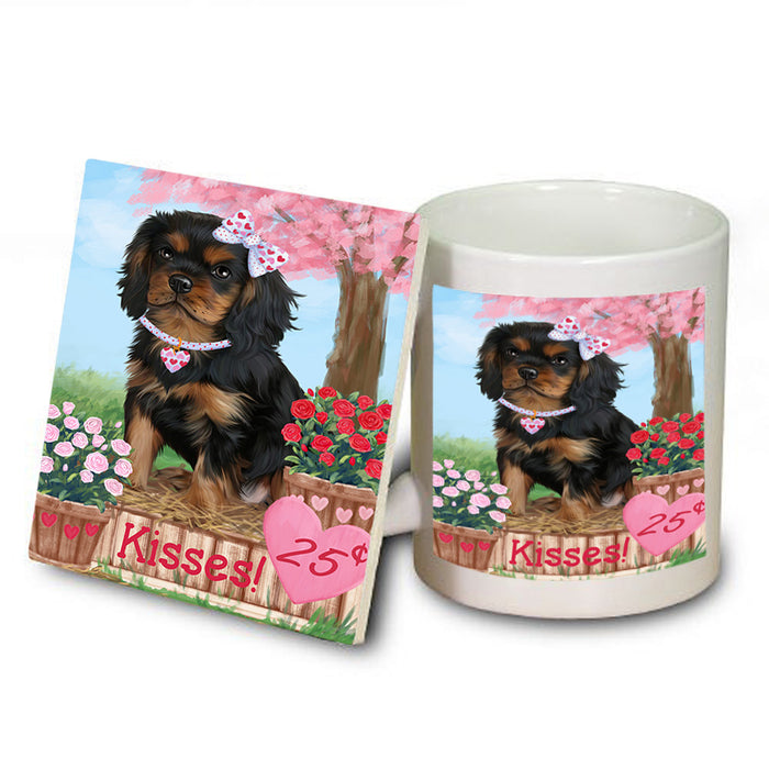 Rosie 25 Cent Kisses Cavalier King Charles Spaniel Dog Mug and Coaster Set MUC56423