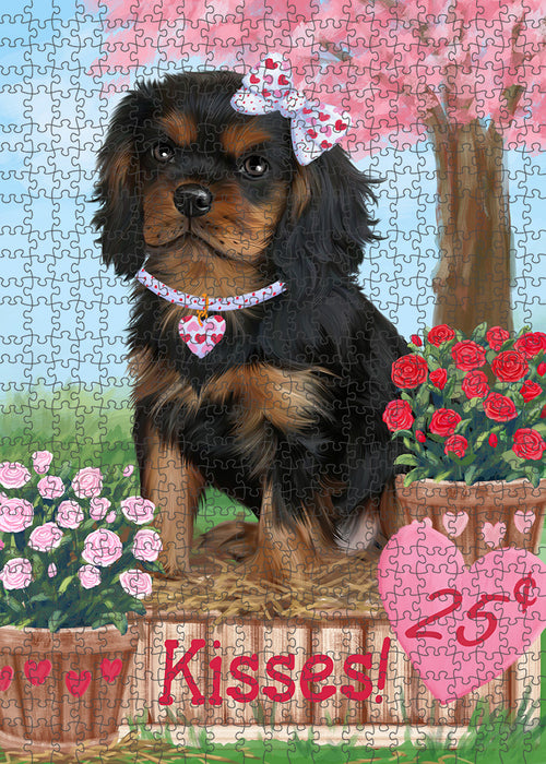 Rosie 25 Cent Kisses Cavalier King Charles Spaniel Dog Puzzle with Photo Tin PUZL93924
