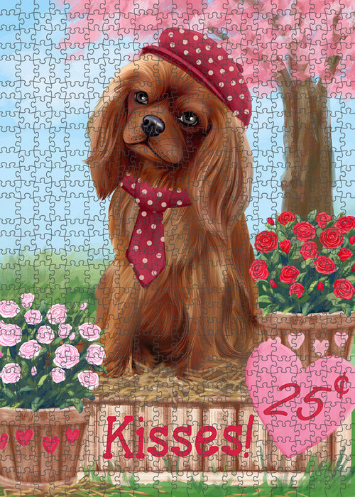 Rosie 25 Cent Kisses Cavalier King Charles Spaniel Dog Puzzle with Photo Tin PUZL93928