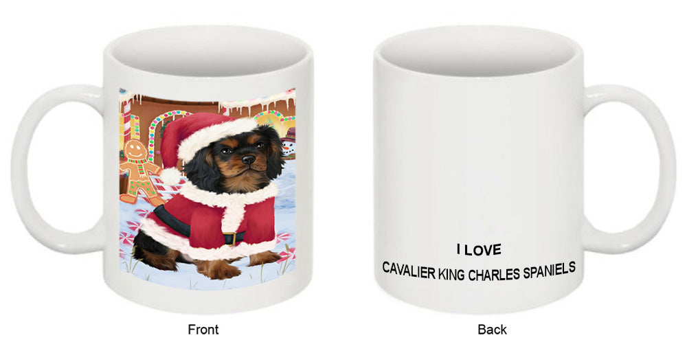Christmas Gingerbread House Candyfest Cavalier King Charles Spaniel Dog Coffee Mug MUG51694