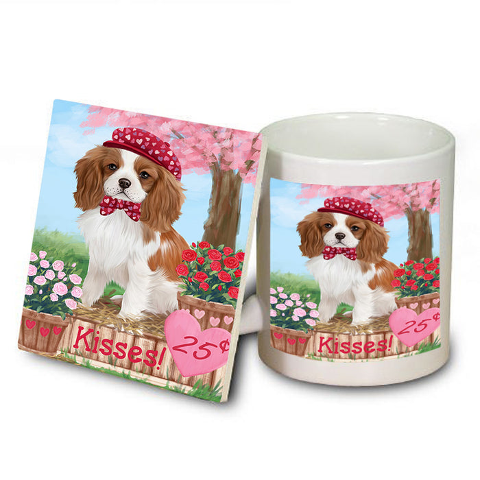 Rosie 25 Cent Kisses Cavalier King Charles Spaniel Dog Mug and Coaster Set MUC56425