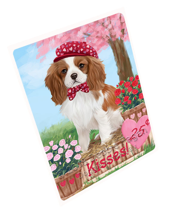 Rosie 25 Cent Kisses Cavalier King Charles Spaniel Dog Large Refrigerator / Dishwasher Magnet RMAG100866