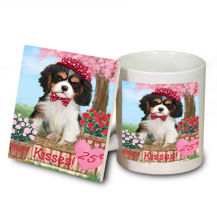 Rosie 25 Cent Kisses Cavalier King Charles Spaniel Dog Mug and Coaster Set MUC56426