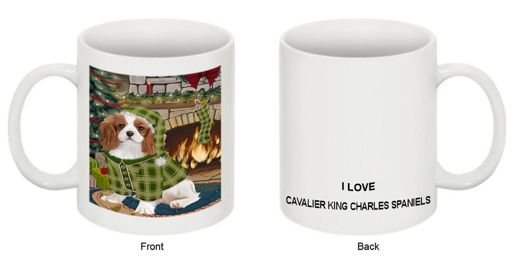 The Stocking was Hung Cavalier King Charles Spaniel Dog Coffee Mug MUG50665