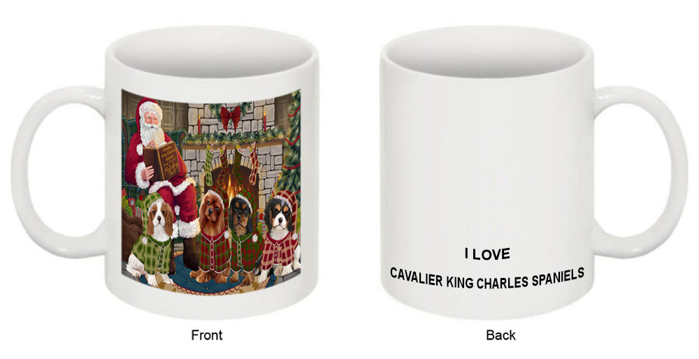 Christmas Cozy Holiday Tails Cavalier King Charles Spaniels Dog Coffee Mug MUG50512