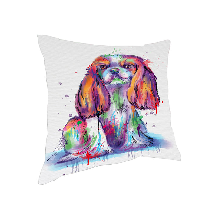 Watercolor Cavalier King Charles Spaniel Dog Pillow PIL83216