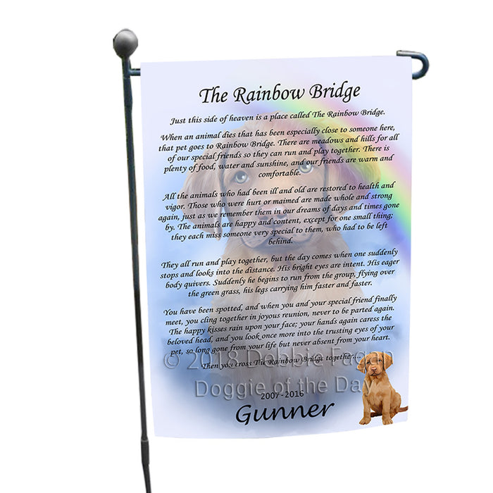 Rainbow Bridge Chesapeake Bay Retriever Dog Garden Flag GFLG56131