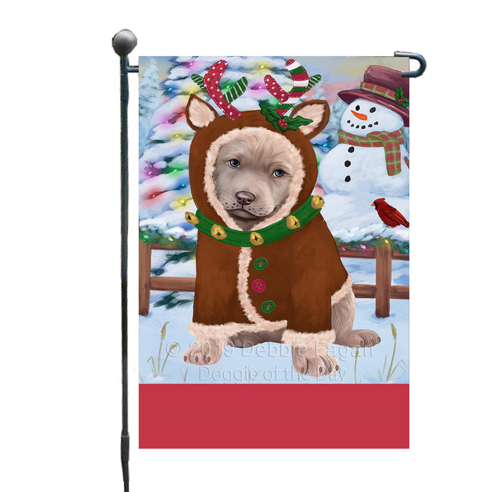 Personalized Gingerbread Candyfest Chesapeake Bay Retriever Dog Custom Garden Flag GFLG64003