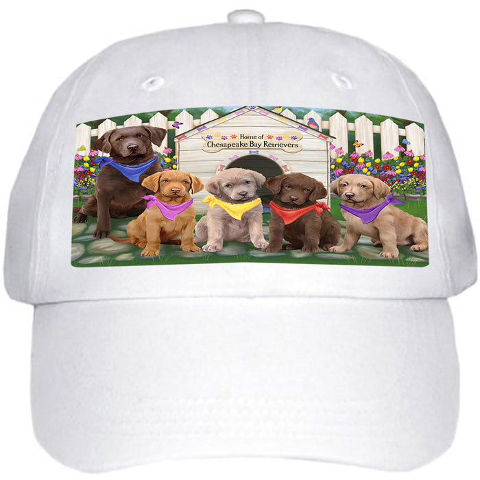 Spring Dog House Chesapeake Bay Retrievers Dog Ball Hat Cap HAT53265