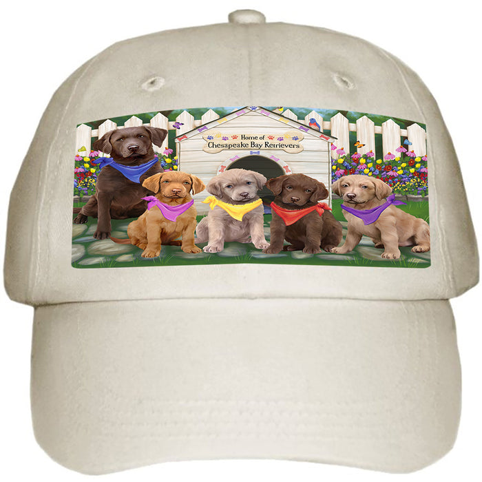 Spring Dog House Chesapeake Bay Retrievers Dog Ball Hat Cap HAT53265