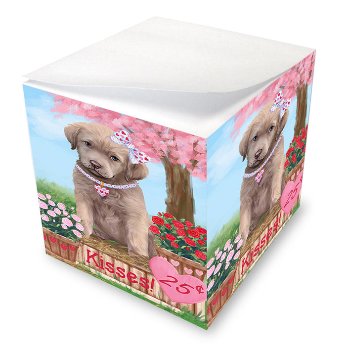 Rosie 25 Cent Kisses Chesapeake Bay Retriever Dog Note Cube NOC54507