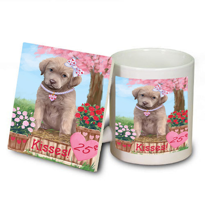 Rosie 25 Cent Kisses Chesapeake Bay Retriever Dog Mug and Coaster Set MUC56427