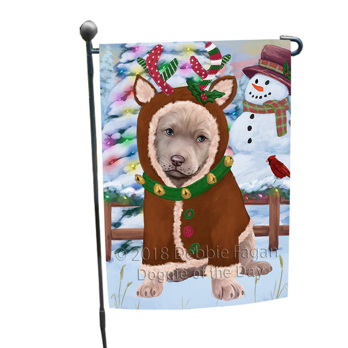 Christmas Gingerbread House Candyfest Chesapeake Bay Retriever Dog Garden Flag GFLG56847