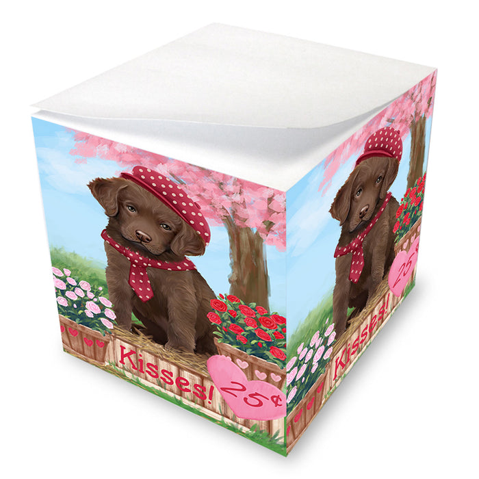 Rosie 25 Cent Kisses Chesapeake Bay Retriever Dog Note Cube NOC54508