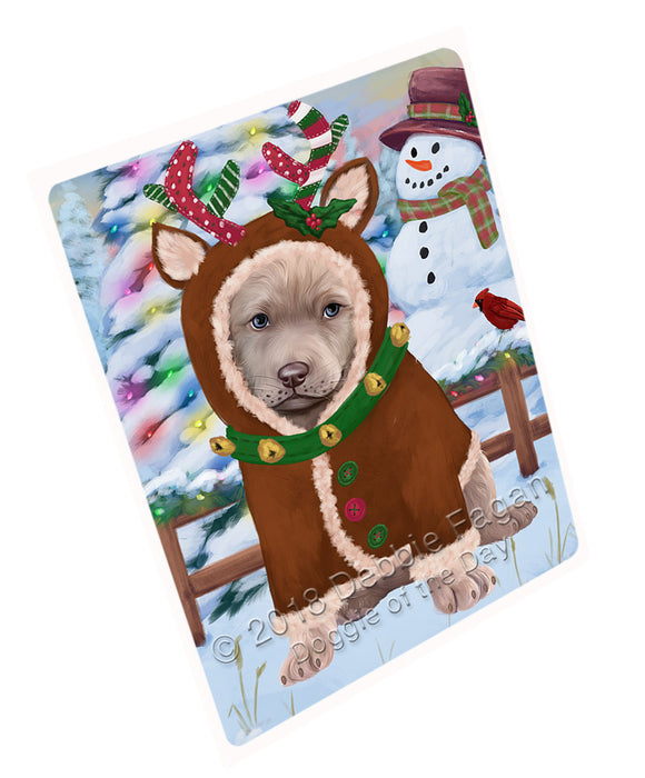 Christmas Gingerbread House Candyfest Chesapeake Bay Retriever Dog Magnet MAG74036 (Small 5.5" x 4.25")