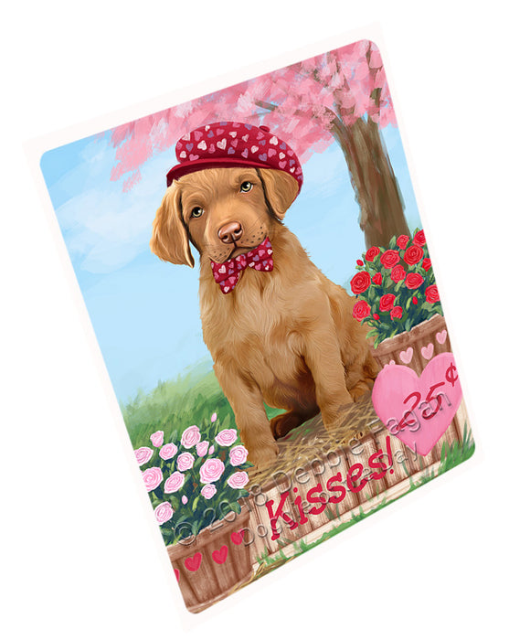 Rosie 25 Cent Kisses Chesapeake Bay Retriever Dog Magnet MAG74450 (Small 5.5" x 4.25")