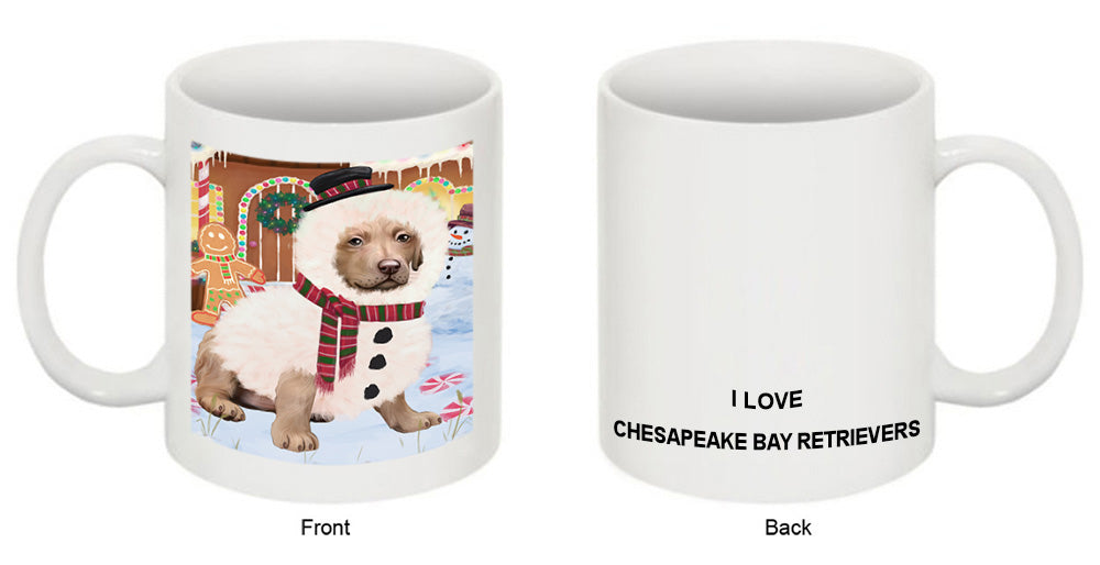 Christmas Gingerbread House Candyfest Chesapeake Bay Retriever Dog Coffee Mug MUG51699