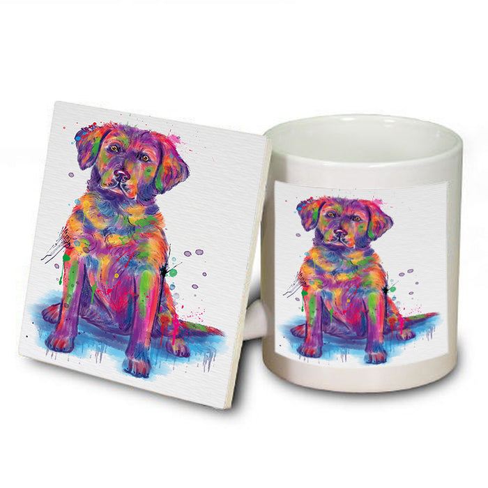 Watercolor Chesapeake Bay Retriever Dog Mug and Coaster Set MUC57072