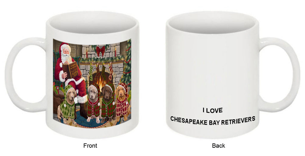 Christmas Cozy Holiday Tails Chesapeake Bay Retrievers Dog Coffee Mug MUG50513
