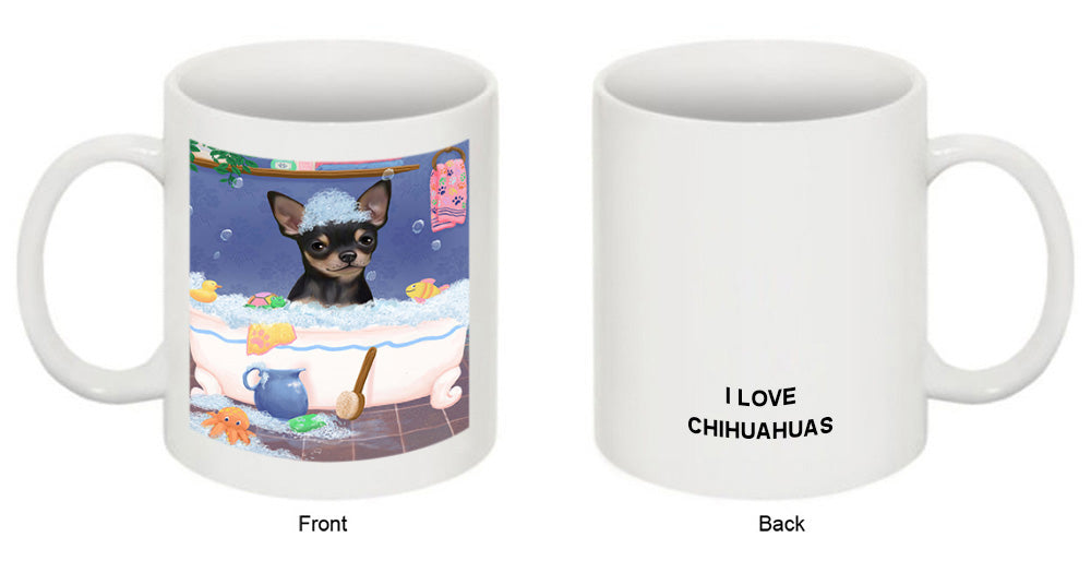 Rub A Dub Dog In A Tub Chihuahua Dog Coffee Mug MUG52740