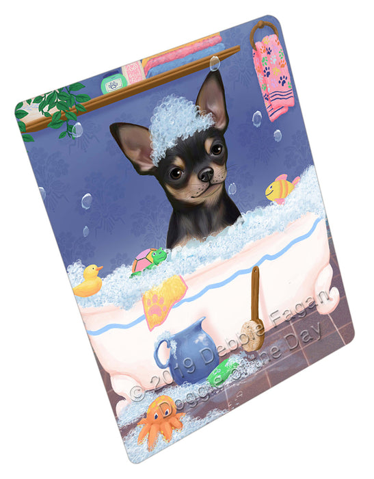 Rub A Dub Dog In A Tub Chihuahua Dog Refrigerator / Dishwasher Magnet RMAG109020