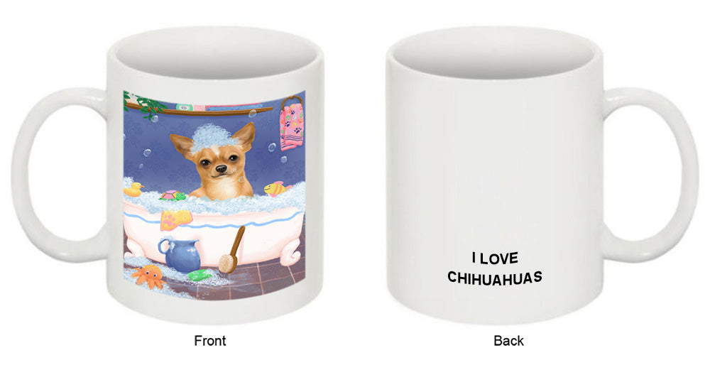 Rub A Dub Dog In A Tub Chihuahua Dog Coffee Mug MUG52743