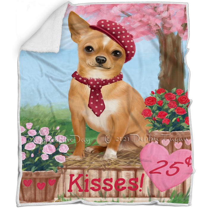 Rosie 25 Cent Kisses Chihuahua Dog Blanket BLNKT127371