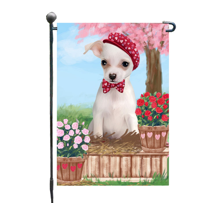 Personalized Rosie 25 Cent Kisses Chihuahua Dog Custom Garden Flag GFLG64690