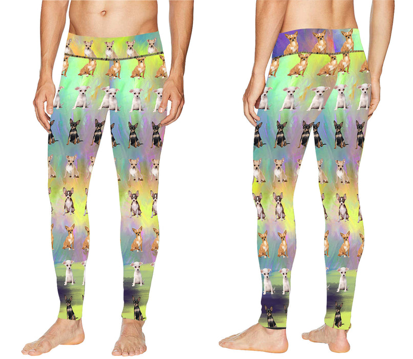 Paradise Wave Chihuahua Dogs All Over Print Meggings