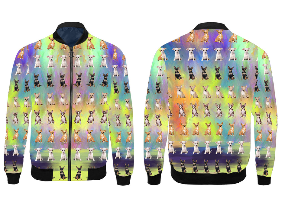 Paradise Wave Chihuahua Dogs All Over Print Wome's Jacket