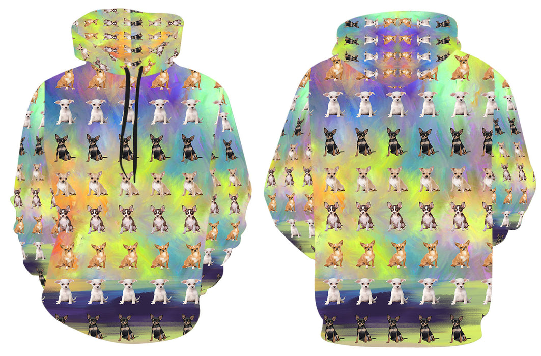 Paradise Wave Chihuahua Dogs All Over Print Men's Hoodie