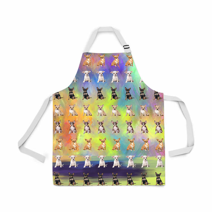 Paradise Wave Chihuahua Dogs All Over Print Adjustable Apron