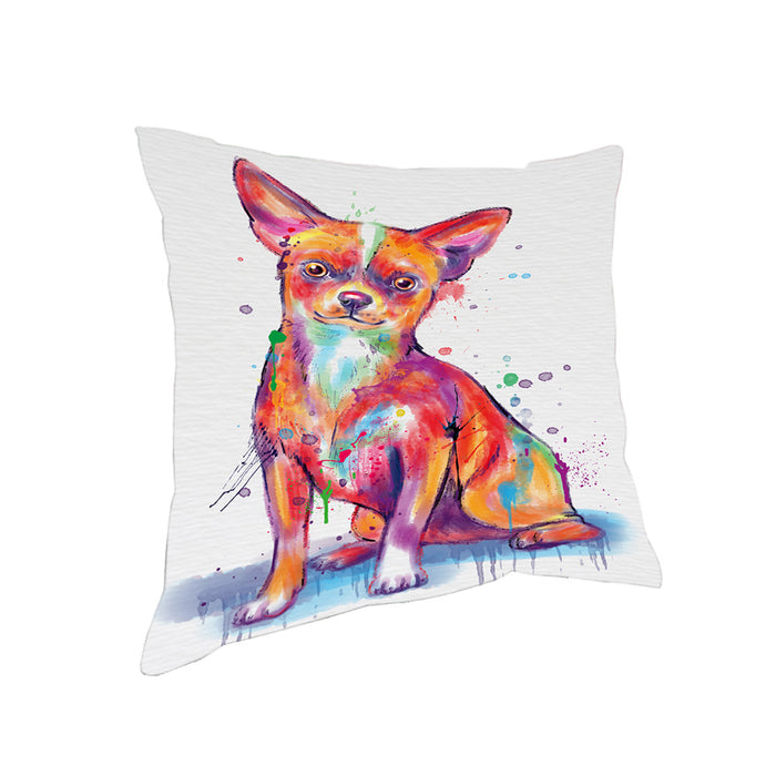 Watercolor Chihuahua Dog Pillow PIL83224