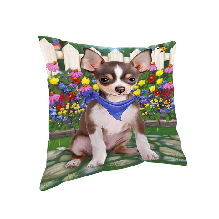 Spring Floral Chihuahua Dog Pillow PIL55252