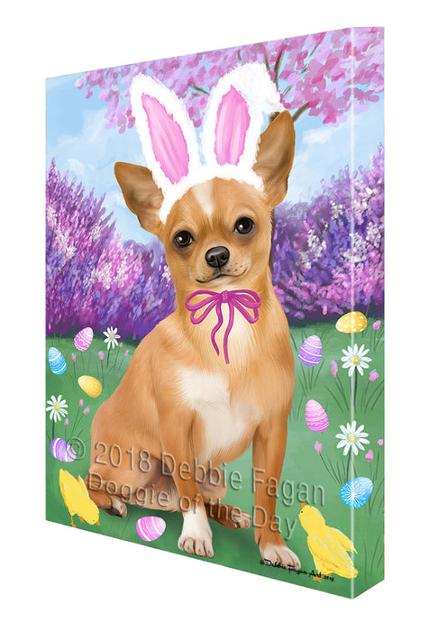 Chihuahua Dog Easter Holiday Canvas Wall Art CVS57540