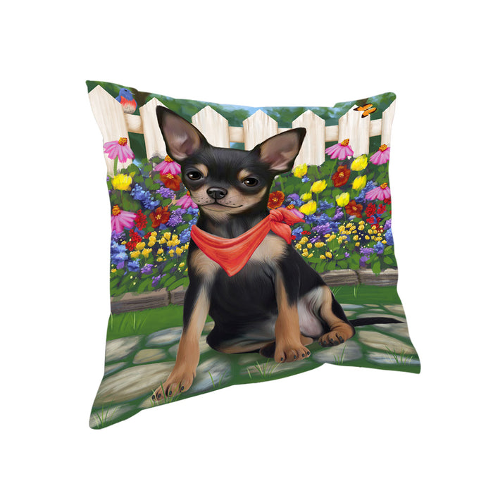 Spring Floral Chihuahua Dog Pillow PIL55264